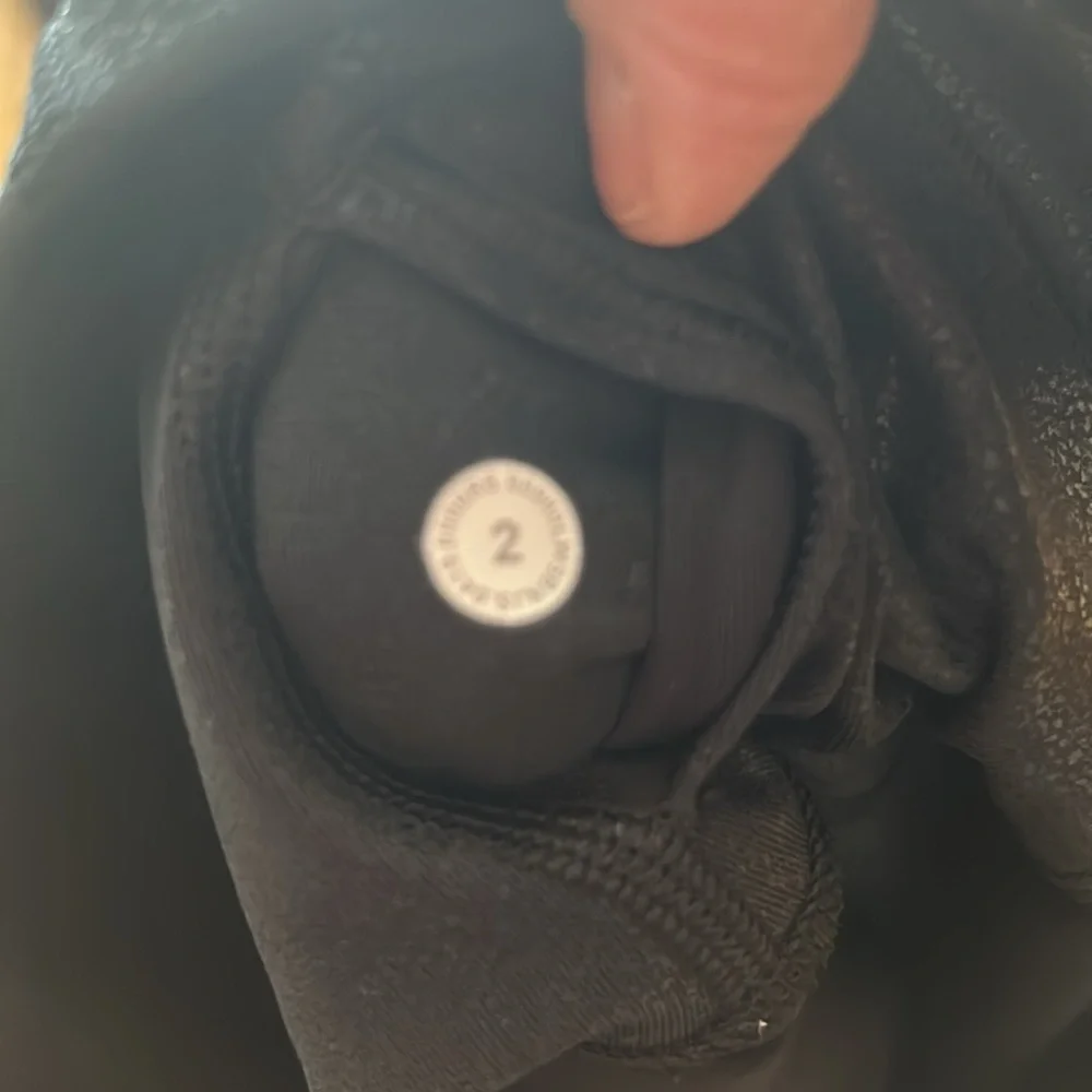 Lululemon Wunder Under *Shine Foil Black - Picture 4 of 4